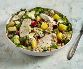 Chicken and Farro Harvest Salad