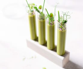 Crema verde de verduras