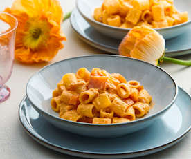 Pasta panna e salmone