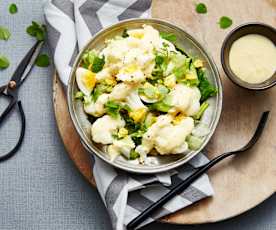 Salade d'automne au chou-fleur