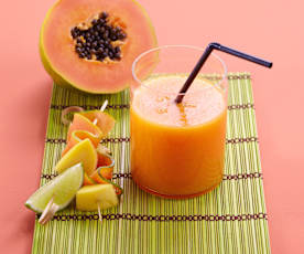 Nectar de papaye, mangue et orange