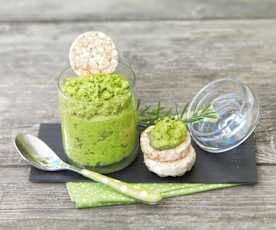 Guacamole de petits pois