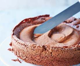 Cobertura de mousse de chocolate