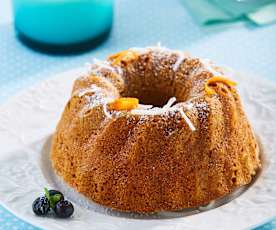 Panqué de zanahoria y coco sin gluten