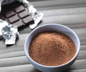 Chocolate amargo rallado fino (polvo de chocolate, 250-300 g)
