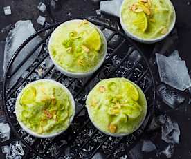 Granita alle mandorle e lime