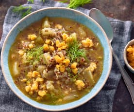 Fenchel-Quinoa-Suppe