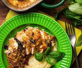 Creamy Mediterranean chicken bake (Skinnymixers)