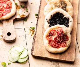 Manakish (pão za'atar)