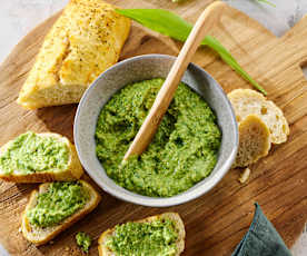 Veganer Bärlauchauch-Dip