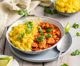 Kurczak po meksykańsku z aromatycznym ryżem