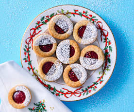 Vegane Mohn-Spitzbuben