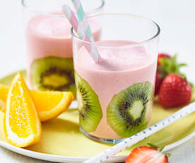 Erdbeer-Orangen-Kefir