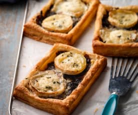 Caramelised Onion and Goat's Cheese Tarts