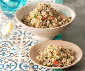 Insalata di quinoa e lenticchie