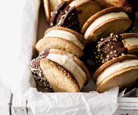 Vanilla ice cream sandwiches