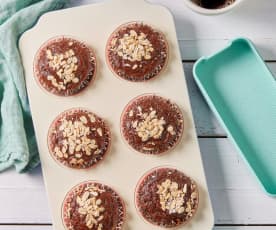 Muffin Cokelat Oatmeal Bebas Gluten