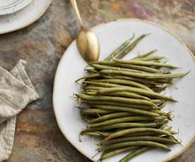 Fasole verde sous-vide