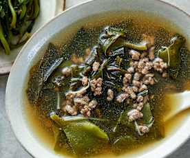 牛肉糜海带汤