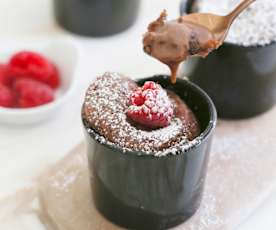 Steamed Chocolate Lava Cakes