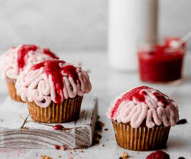 Cupcakes cerveau d'Halloween