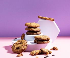 Galletas de almendra con pepitas de chocolate