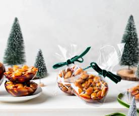 Turrón de almendra caramelizada