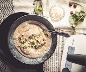 Velouté de champignons et noisettes XXL