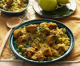 Moroccan chicken and couscous