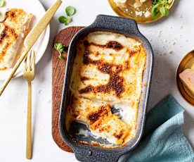 Canelones de ave Rossini