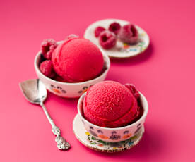 Sorbet framboise-girofle