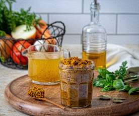 Salt-free chicken stock paste