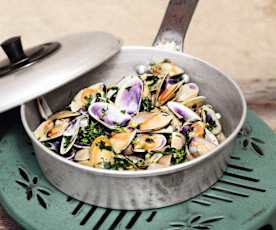 Tellines en persillade