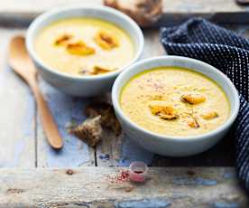 Velouté de moules au safran