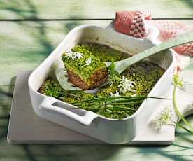 Karotten-Bärlauchfrittata