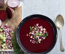 Gaspacho de beterraba