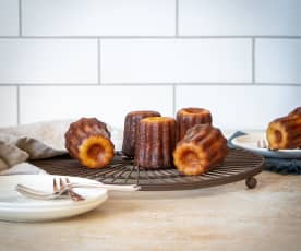Traditional French vanilla canelé