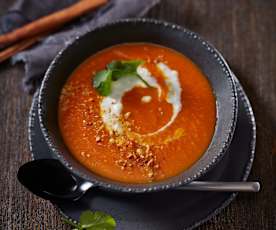 Möhrensuppe mit Zimt