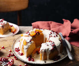 Blood Orange and Campari Steamed Pudding