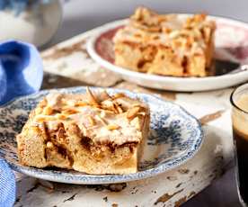 Apfel-Zimt-Blondies