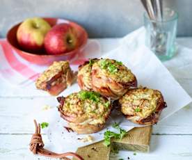 Apfel-Speck-Muffins