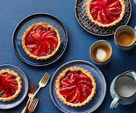 Blutorangen-Tartelettes