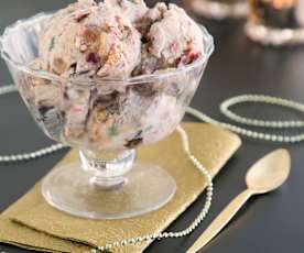 Παγωτό Christmas pudding