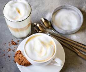 Milchschaum für Cappuccino und Latte Macchiato