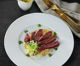 Rib Eye mit Béarnaise