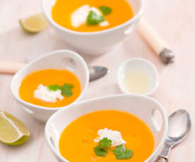 Upiększająca zupa krem z batatów Laury Drost