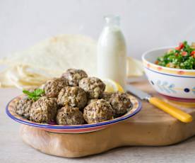 Lamb and feta meatballs