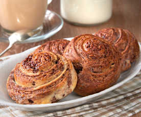 Girelle al cioccolato