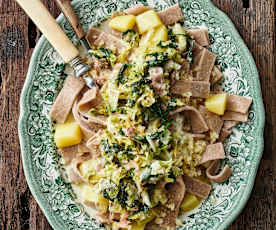 Pizzoccheri di Poschiavo con verdure