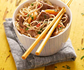 Sauté de porc aigre-doux